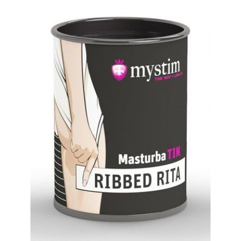 Компактный мастурбатор MasturbaTIN Ribbed Rita