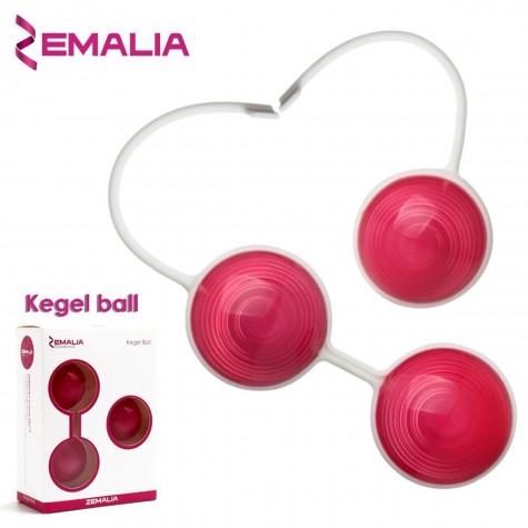 Красные вагинальные шарики Z Beads-Ruby в силиконовых корпусах