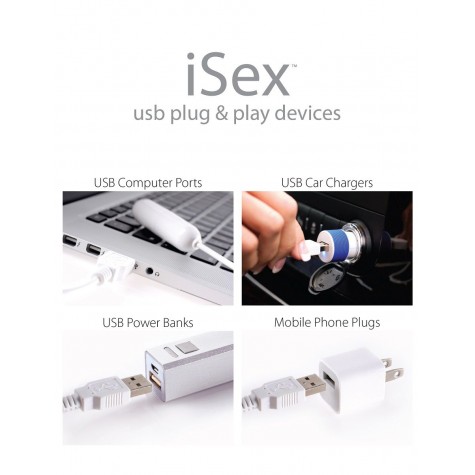 Белые вагинальные виброшарики USB KEGEL BALLS, работающие от USB